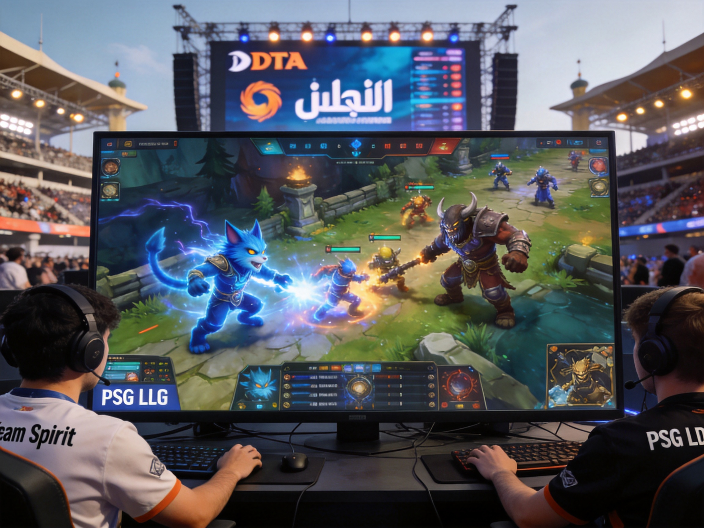 DOTA2迪拜邀请赛Team Spirit大战PSG